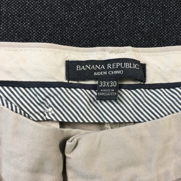 Banana Republic Beige Pants 33x30 D02:x02156 - Picture 6 of 8